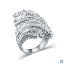 18kt White Gold Lady's Custom Made 2.38ct Diamond Ring