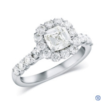 18kt White Gold Christopher Design 1.05ct Diamond Engagement Ring