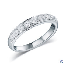 18kt White Gold Lady's 0.75ct Diamond Band