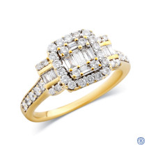 14kt Yellow Gold Lady's 1.01ct Diamond Vintage Ring