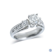 14kt White Gold Diamond Engagement Ring