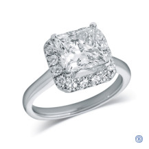 14kt White Gold Lady's 2.29ct Lab-Created Diamond Engagement Ring