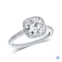 14kt White Gold Lady's 2.14ct Lab-Created Diamond Engagement Ring