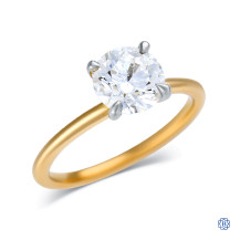14kt Yellow Gold Solitaire 1.50ct Diamond Engagement Ring
