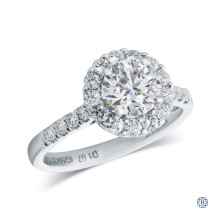 14kt White Gold Lady's 1.07ct Lab-Created Diamond Engagement Ring