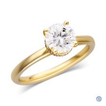 14kt Yellow and White Gold Lady's 1.01ct Diamond Engagement Ring