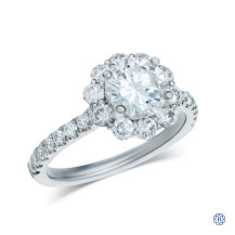 18kt White Gold 1.22ct Diamond Engagement Ring