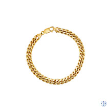 10kt Yellow Gold Cuban Link Bracelet