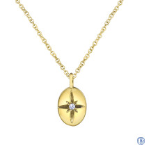 Casual Lux Star yellow gold pendant