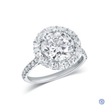 14kt White Gold Lady's Lab-Created 3.00ct Diamond Engagement Ring
