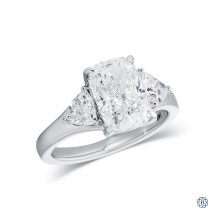 14kt White Gold Lady's 3.04ct Lab-Created Diamond Engagement Ring