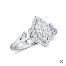 14kt White Gold Lady's Lab Created 0.67ct Diamond Engagement Ring