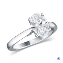 14kt White Gold Lady's Lab Created 1.70ct Diamond Engagement Ring