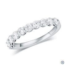 14kt White Gold Lab-Created 1.00ct Diamond Wedding Band