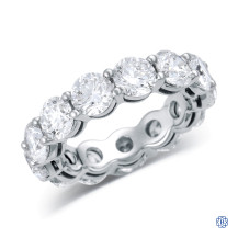 14kt White Gold Lady's Lab-Created 7.09ct Diamond Wedding Band