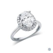 14kt White Gold Lady's Lab-Created 2.00ct Diamond Engagement Ring