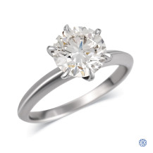 14kt White Gold Lab-Grown 2.07ct Diamond Engagement Ring