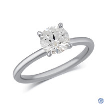 14kt White Gold Lab-Grown 1.06ct Diamond Engagement Ring