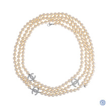 Chanel Pearl Chain Necklace