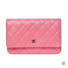 Chanel Pink Wallet on Chain