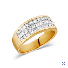 18kt Yellow Gold Estate Lady's 1.72ct Diamond Band