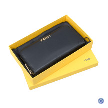Fendi Black Continental Wallet