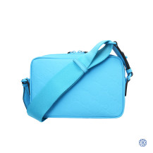 Gucci Turquoise Calfskin Rubber Effect Crossbody Bag