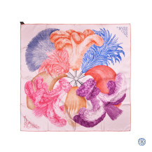 Hermès Plumets et Panaches Silk Scarf