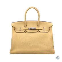 Hermès Birkin 35 Parchemin Togo Handbag