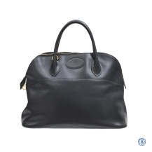 Hermès Bolide in Black Leather
