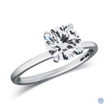 14kt White Gold Lady's Lab Created 1.59ct Diamond Engagement Ring