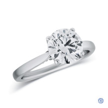 14kt White Gold Lab-Created 2.02ct Diamond Engagement Ring
