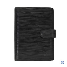 Louis Vuitton Black Epi Daily Planner