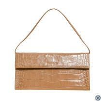 Marlowe Croc-Embossed Shoulder Bag