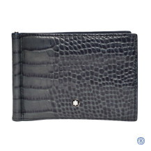 Montblanc Mens Indigo Leather Wallet