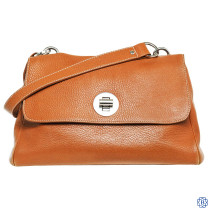 Tiffany & Co. Tan Leather Shoulder Bag
