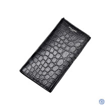 YSL Croc Embossed Wallet