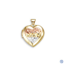 Bella Sentiments 10kt Gold Heart Locket