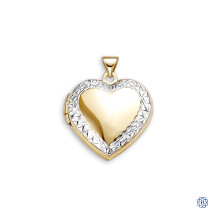 Bella Sentiments 10kt Gold Heart Locket