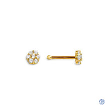 Sparkles 14K Gold Nose Ring