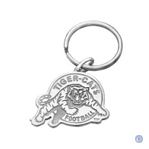 Hamilton Tiger-Cats Stainless Steel & Sterling Silver Keychain