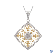 18kt Yellow and White Gold Diamond Katherine Necklace