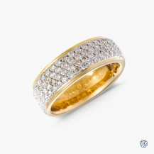 14kt yellow and white gold diamond ring