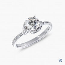 Hearts on Fire 18k white gold 0.74ct diamond engagement ring