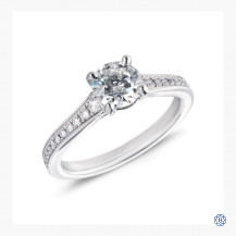 Hearts on Fire platinum 1.09ct diamond engagement ring