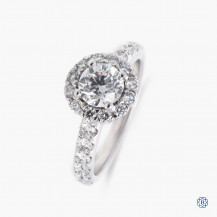 Gabriel & Co. 14k white gold 0.70ct diamond engagement ring