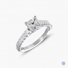 Tacori Clean Crescent platinum 1.13ct diamond engagement ring