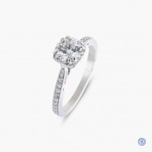 18kt White gold Tacori Dantela 0.73ct Diamond Engagement Ring