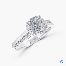 18kt white gold 1.65ct Maple Leaf Diamonds Engagement Ring