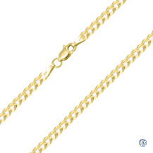 Curb Style Gold Chain
